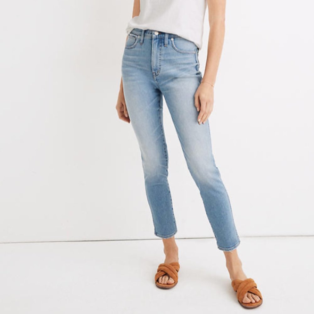 Madewell 10" High-Rise Skinny Crop Jeans